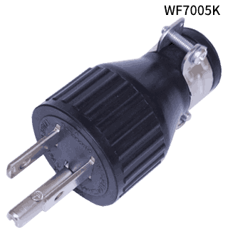 WF7005K 小形接地 15A ゴムプラグ