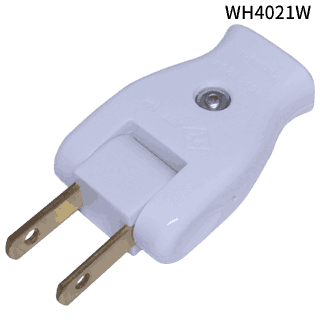 WH4021W スナップキャップ 白 コンセントプラグ
