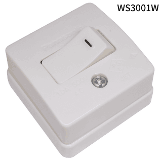 WS3001W 角型タンブラスイッチB(片切)